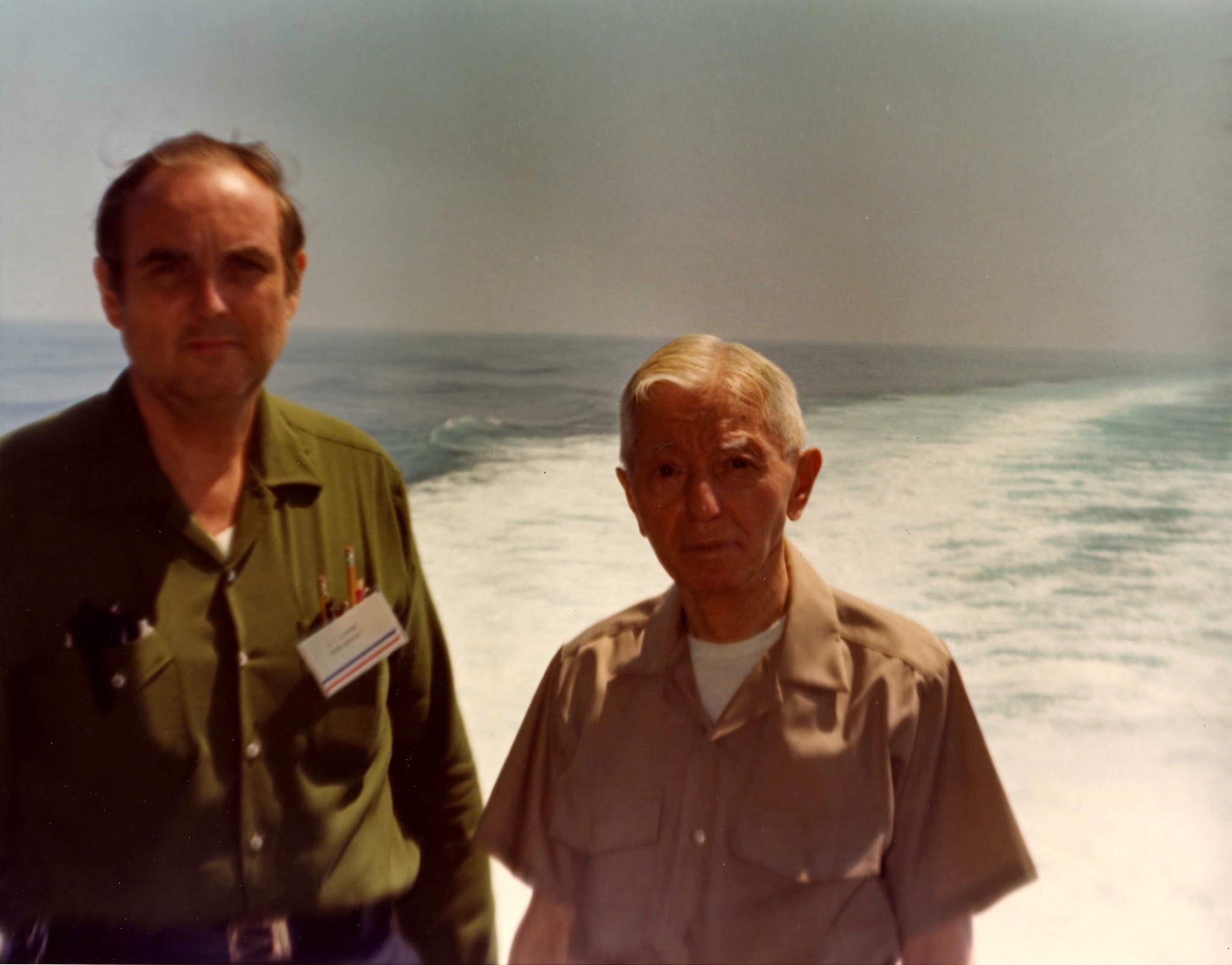 Leighton with ADM Rickover